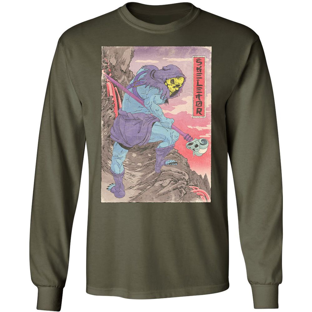 Long Sleeve T-Shirt - GWNTJHEJ - Military Green - 16