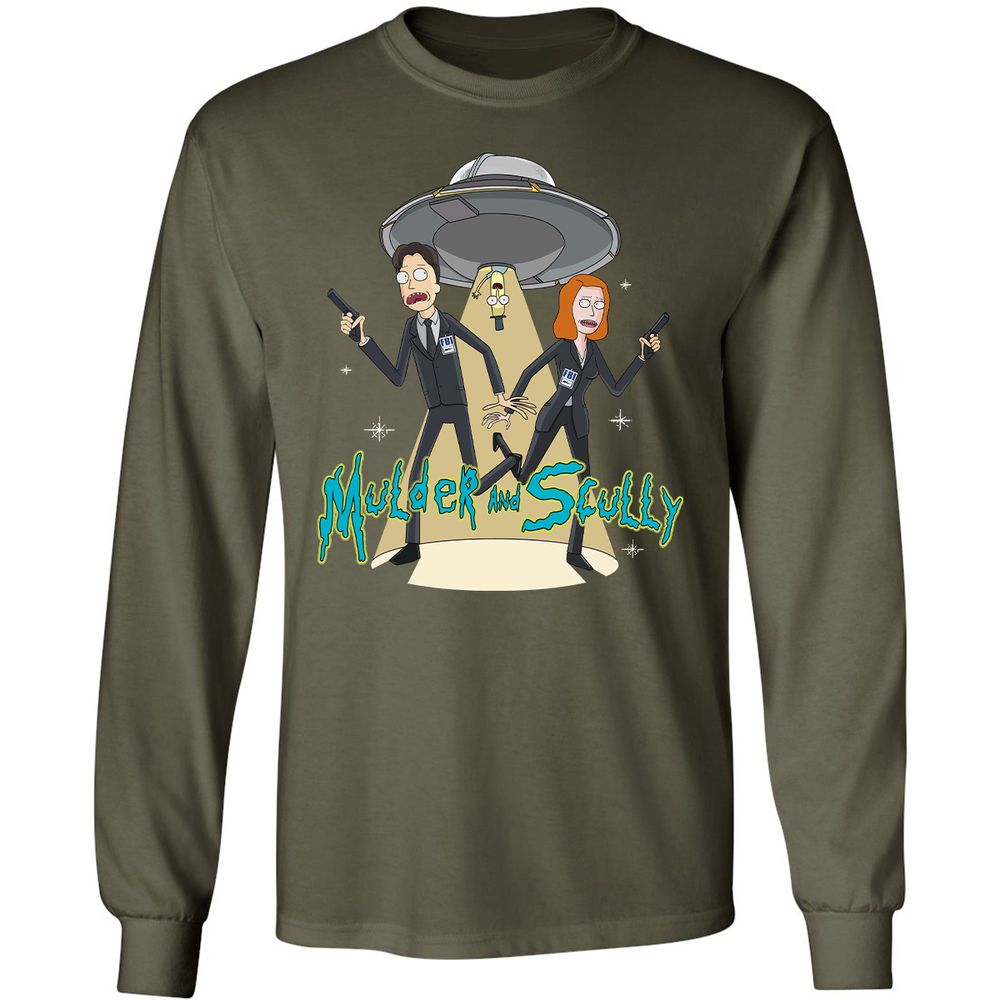 Long Sleeve T-Shirt - LL9NRCJK - Military Green - 16
