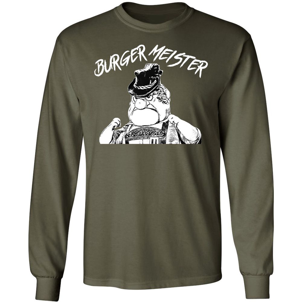 Long Sleeve T-Shirt - 3RG8KCS2 - Military Green - 16
