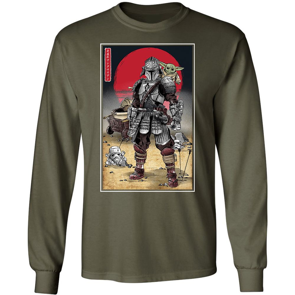 Long Sleeve T-Shirt - FYHPUUXM - Military Green - 16