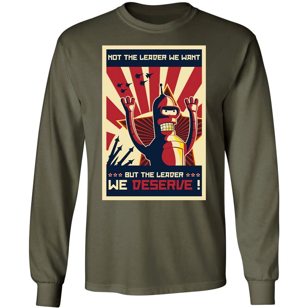 Long Sleeve T-Shirt - 138WX1AT - Military Green - 16