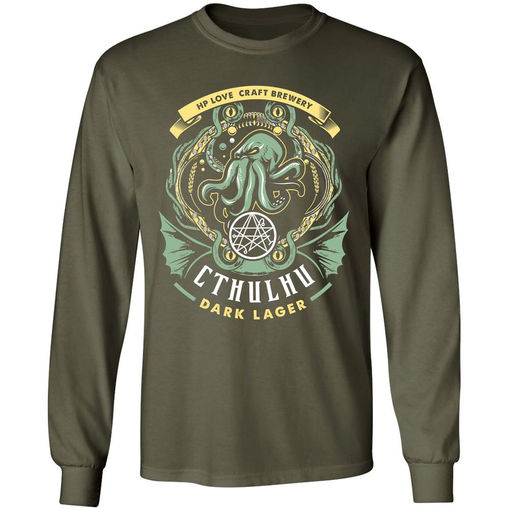 Long Sleeve T-Shirt - A5H4NT66 - Military Green - 16
