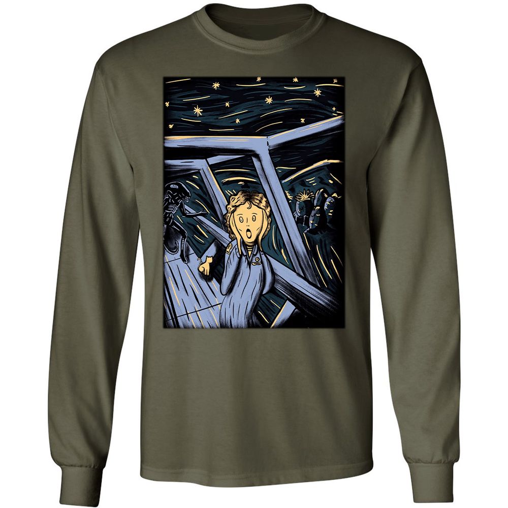 Long Sleeve T-Shirt - XPWA39ZW - Military Green - 16