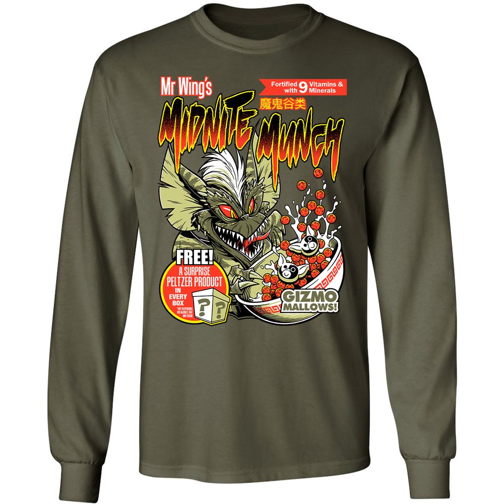 Long Sleeve T-Shirt - XCJNU71G - Military Green - 16