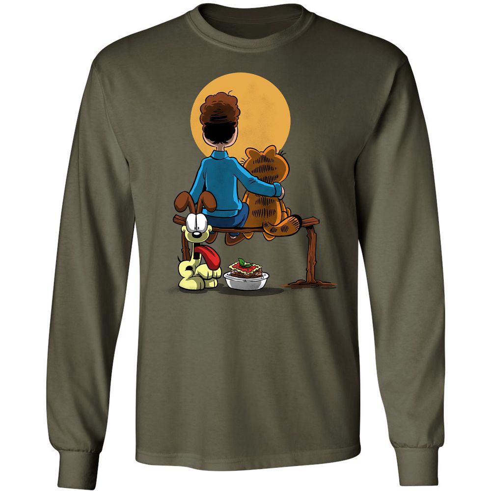 Long Sleeve T-Shirt - E2MDL7SL - Military Green - 16