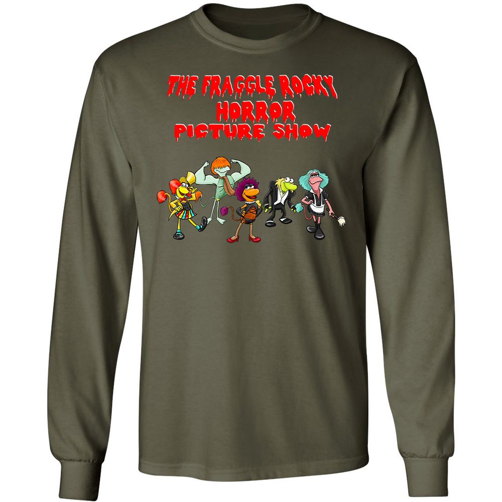Long Sleeve T-Shirt - 2JZVDN1H - Military Green - 16