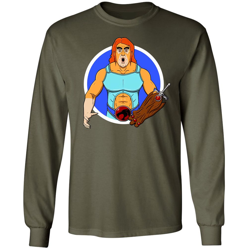 Long Sleeve T-Shirt - JM8HR7UW - Military Green - 16