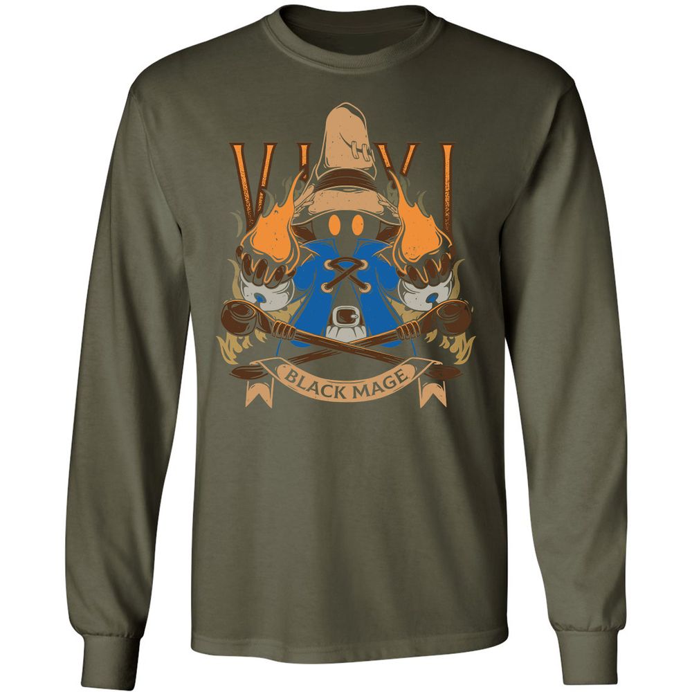 Long Sleeve T-Shirt - VES6EBVX - Military Green - 16