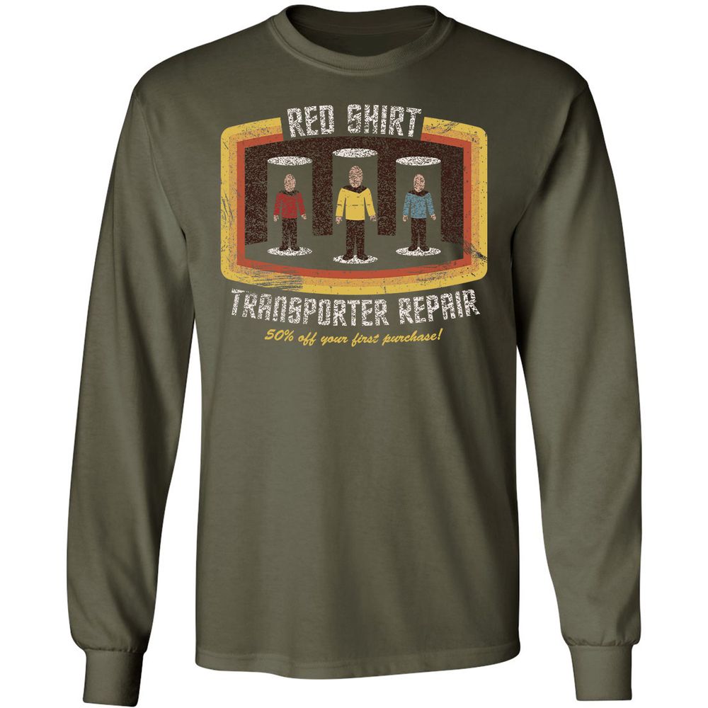 Long Sleeve T-Shirt - G83N4YR2 - Military Green - 16
