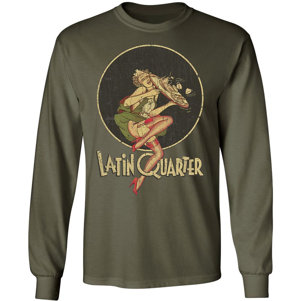 Long Sleeve T-Shirt - 2YVQ47KE - Military Green - 16