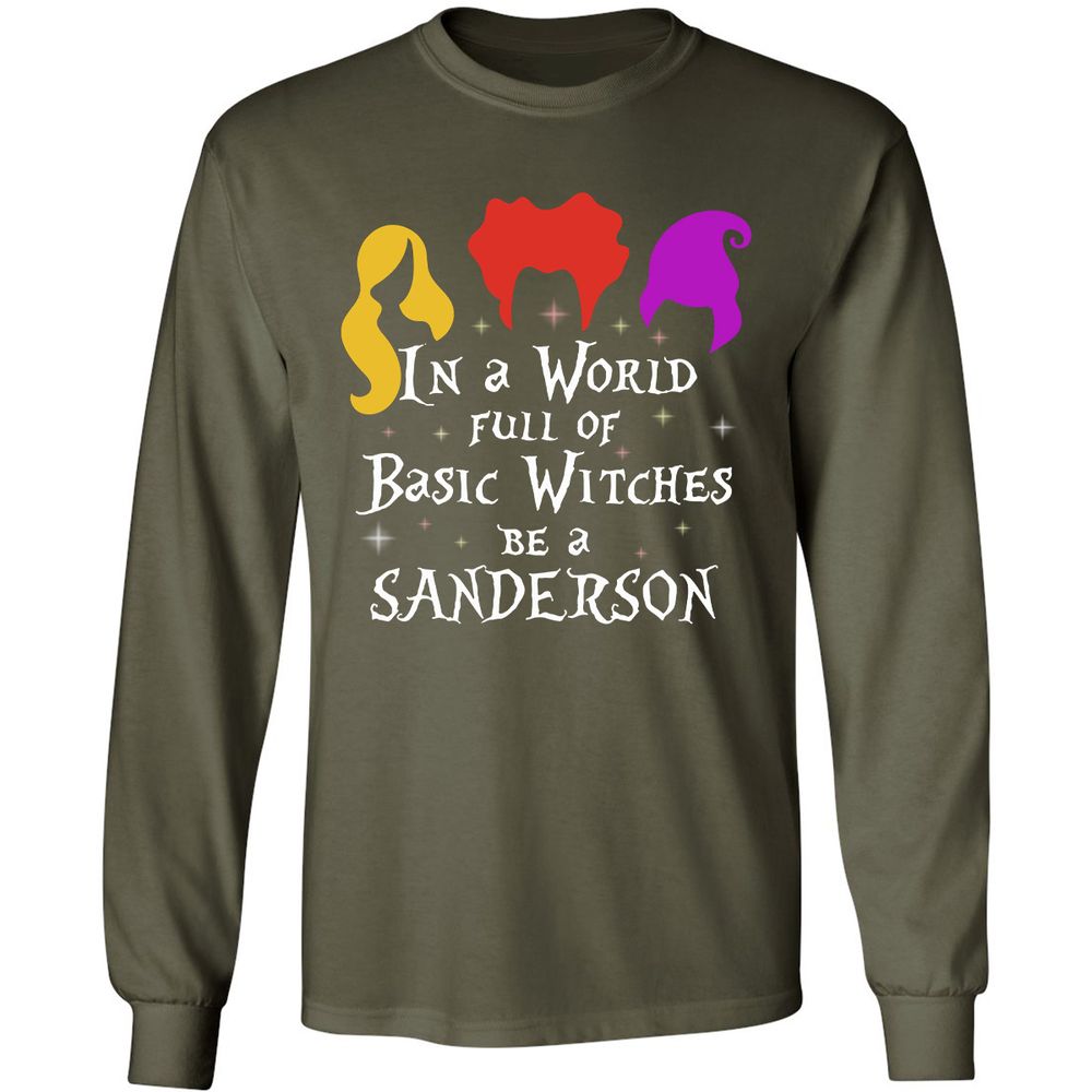 Long Sleeve T-Shirt - CXGY8S78 - Military Green - 16
