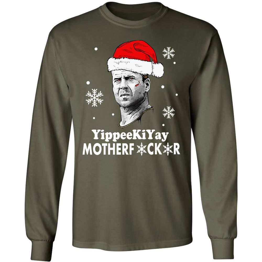 Long Sleeve T-Shirt - Z9GMQL38 - Military Green - 16