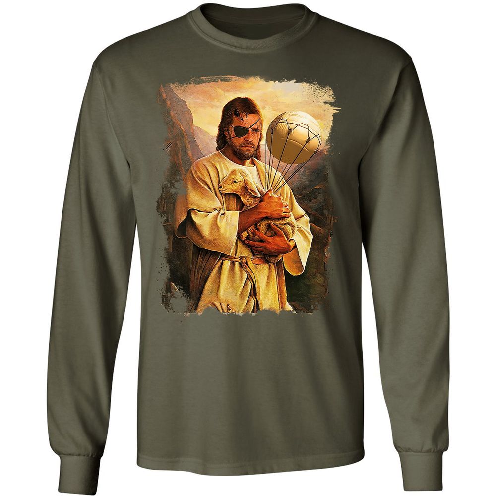 Long Sleeve T-Shirt - M2H4SXZW - Military Green - 16