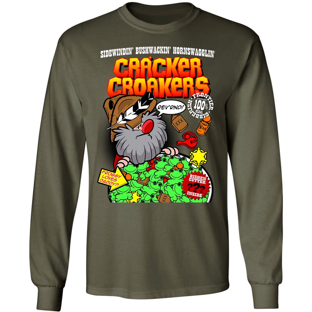 Long Sleeve T-Shirt - K9KRZ4UH - Military Green - 16