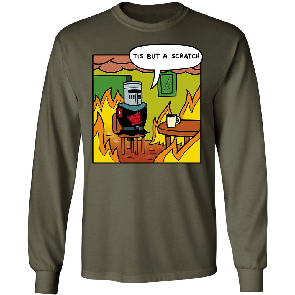 Long Sleeve T-Shirt - SJCRJ9H2 - Military Green - 16