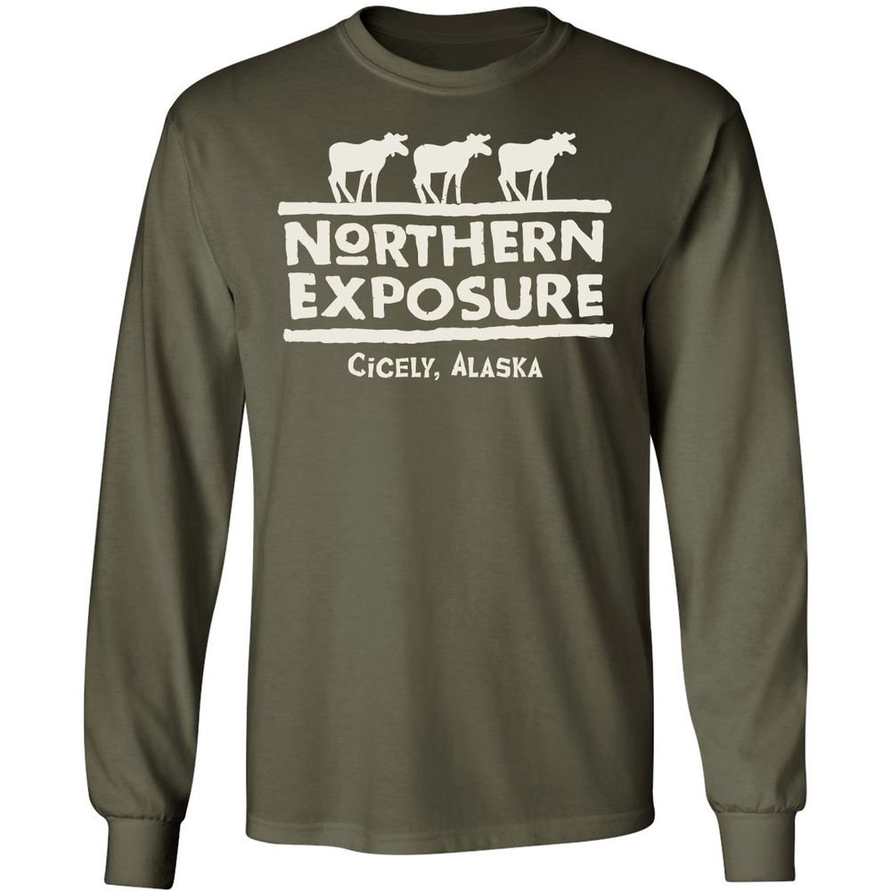 Long Sleeve T-Shirt - 5GCQRB23 - Military Green - 16