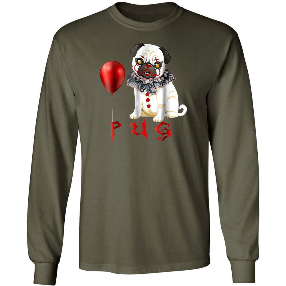 Long Sleeve T-Shirt - J9HWBPEM - Military Green - 16