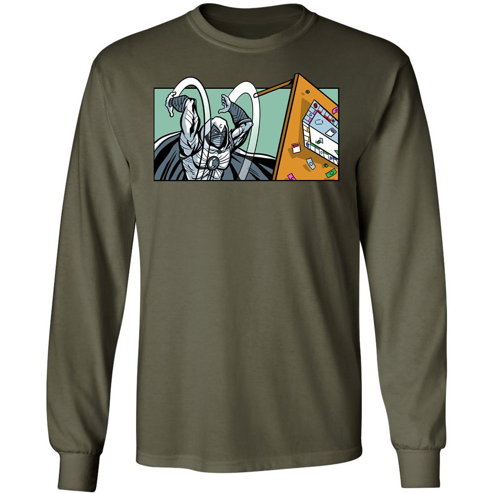 Long Sleeve T-Shirt - QRD4CUQV - Military Green - 16