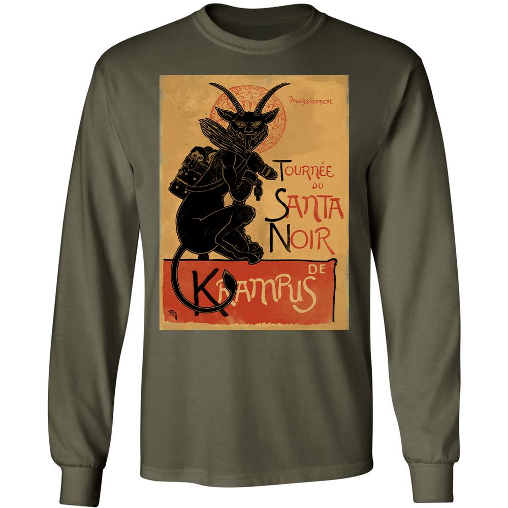 Long Sleeve T-Shirt - DLQSYTB6 - Military Green - 16