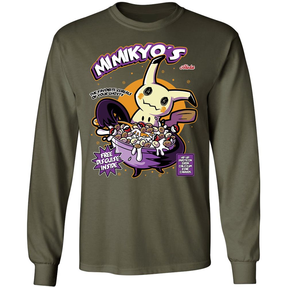 Long Sleeve T-Shirt - RHCYQUJY - Military Green - 16