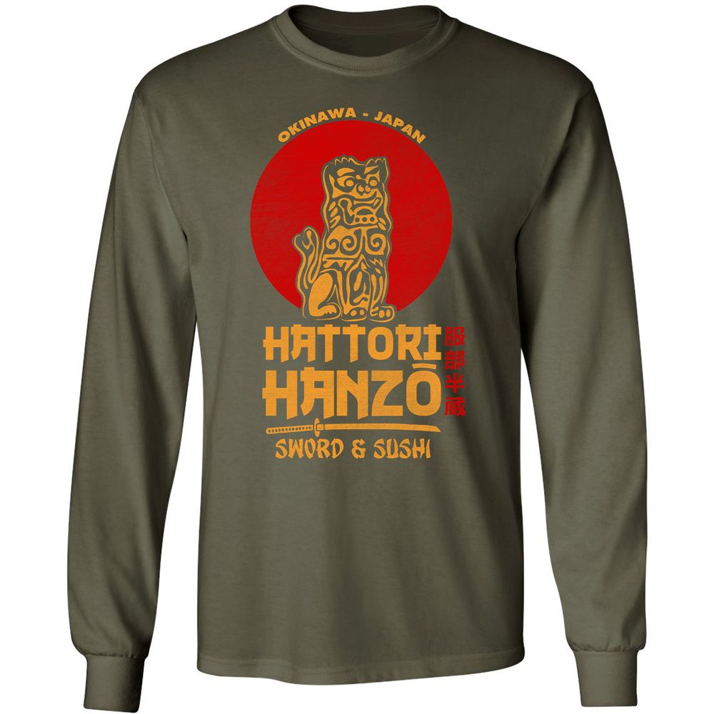 Long Sleeve T-Shirt - HA2BABVN - Military Green - 16
