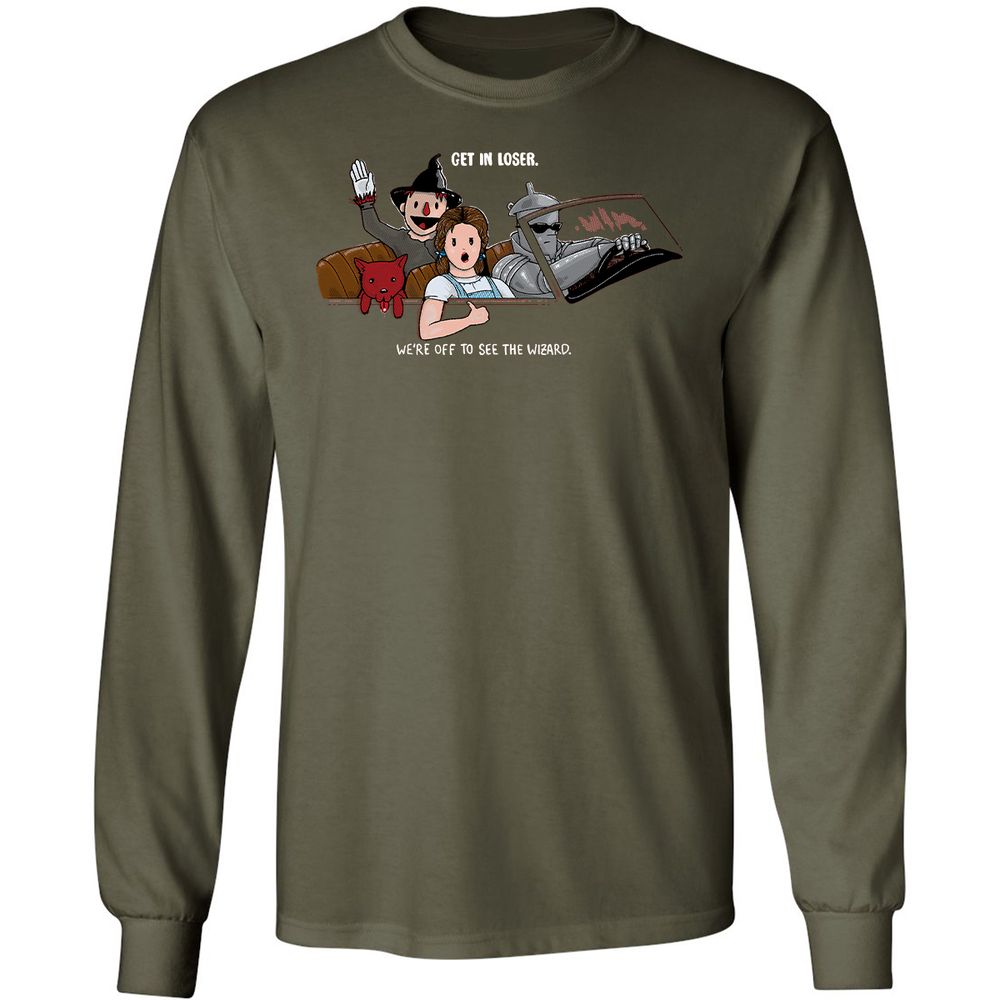 Long Sleeve T-Shirt - 5DQSDZXU - Military Green - 16