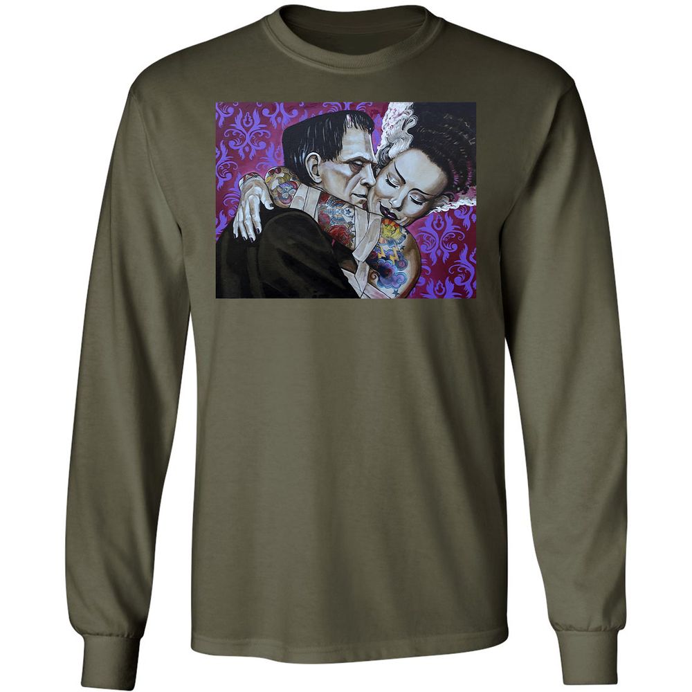 Long Sleeve T-Shirt - Q3T692BJ - Military Green - 16