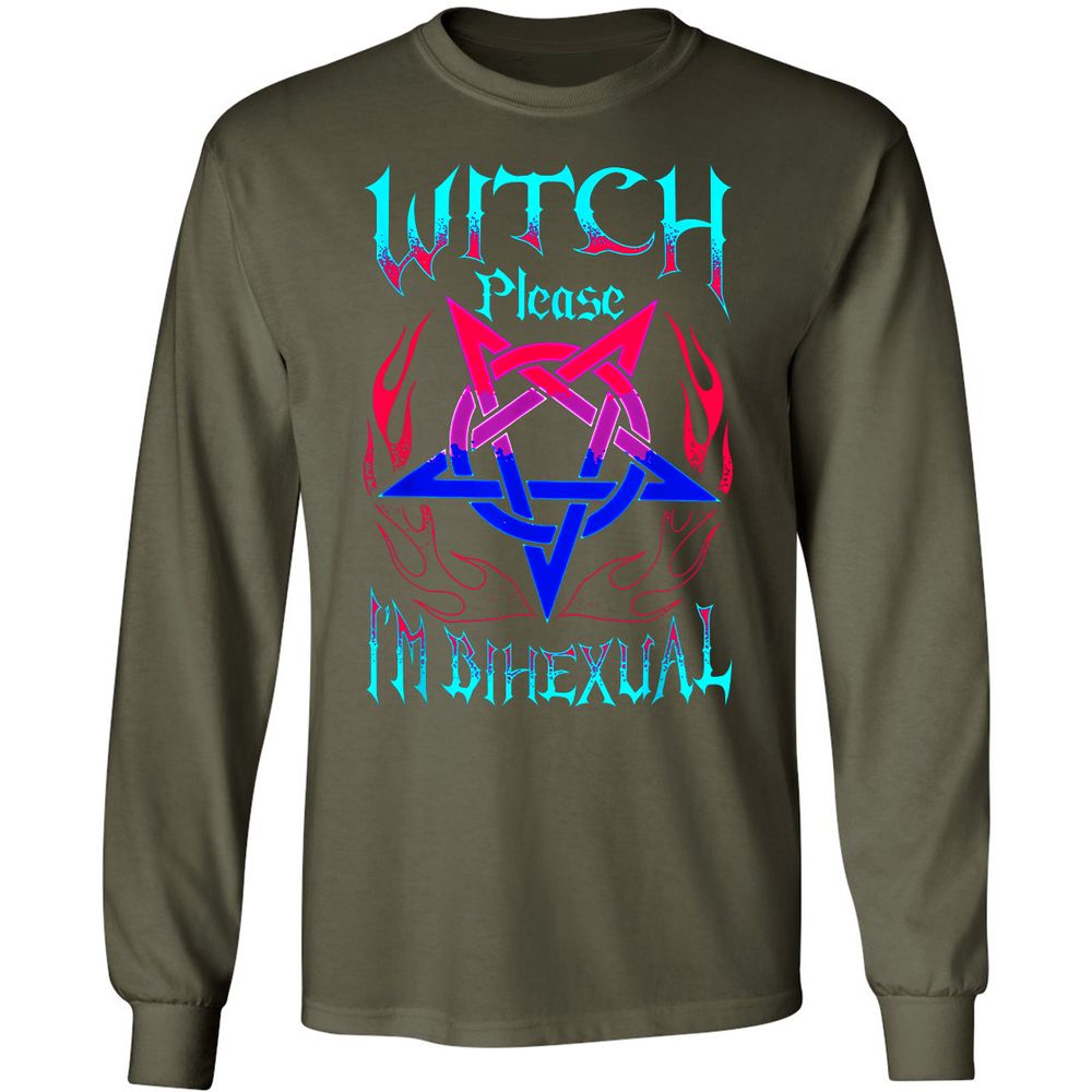 Long Sleeve T-Shirt - 3SQL2MU1 - Military Green - 16