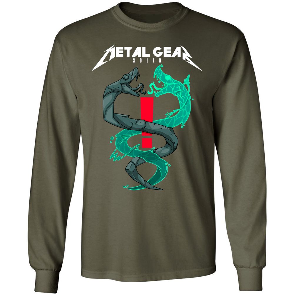 Long Sleeve T-Shirt - U9VP86YX - Military Green - 16
