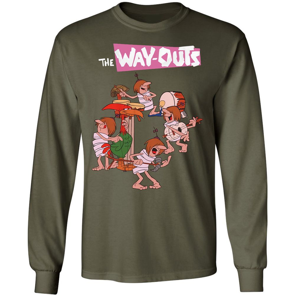 Long Sleeve T-Shirt - FYT7HF7J - Military Green - 16