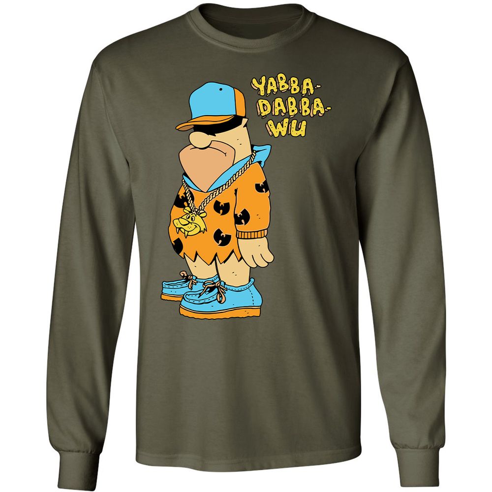 Long Sleeve T-Shirt - QXT4Z51Q - Military Green - 16