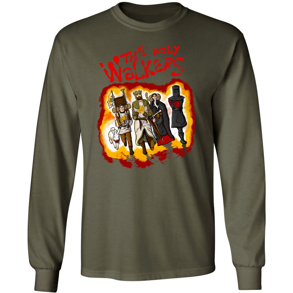 Long Sleeve T-Shirt - VUM3E3H4 - Military Green - 16