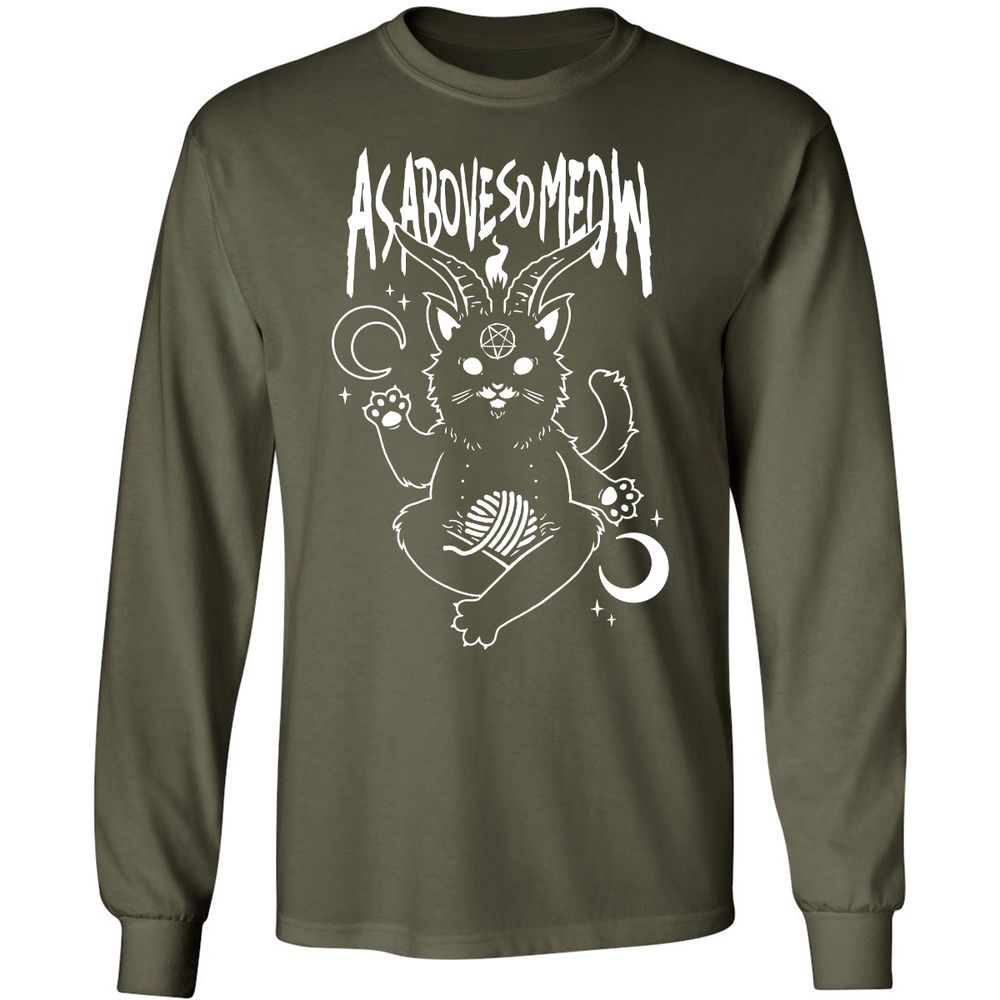 Long Sleeve T-Shirt - Q7L19YLF - Military Green - 16