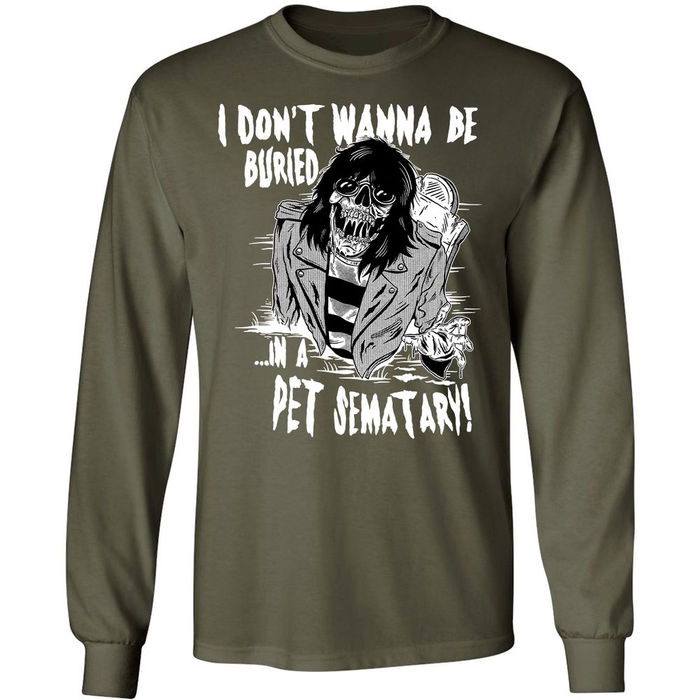 Long Sleeve T-Shirt - XJ6X8D3Z - Military Green - 16