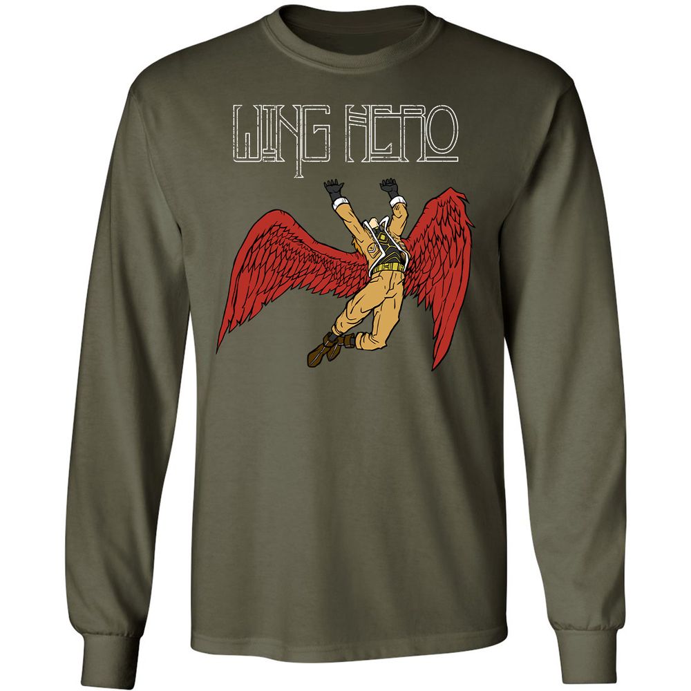 Long Sleeve T-Shirt - 3VL6FSNG - Military Green - 16