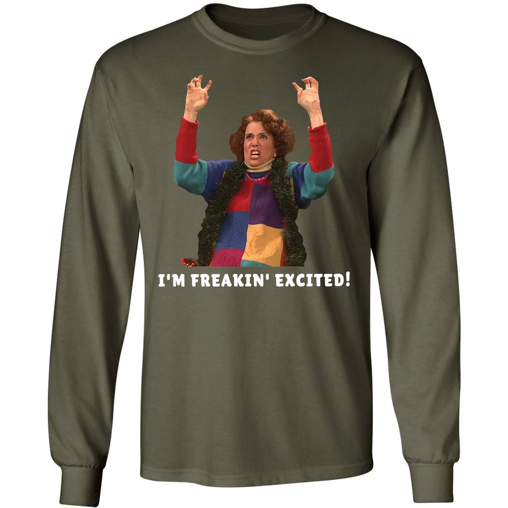 Long Sleeve T-Shirt - 7VS7ZPPQ - Military Green - 16