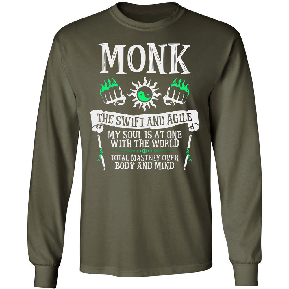 Long Sleeve T-Shirt - 1Y61H9TK - Military Green - 16