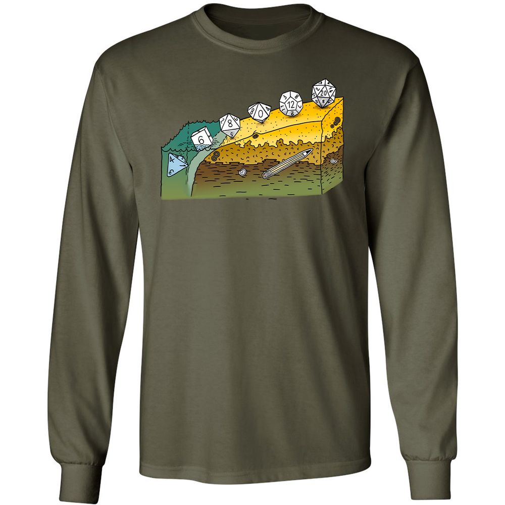 Long Sleeve T-Shirt - KHLDY3AX - Military Green - 16