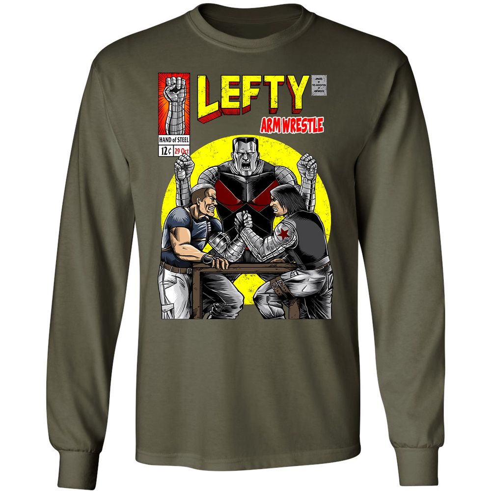 Long Sleeve T-Shirt - F9HFDWZV - Military Green - 16