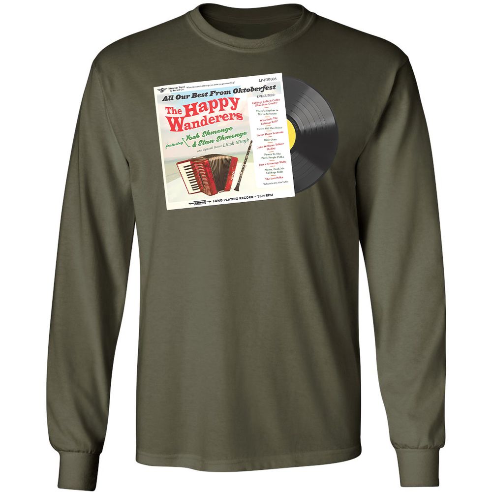 Long Sleeve T-Shirt - N1QFJNW2 - Military Green - 16