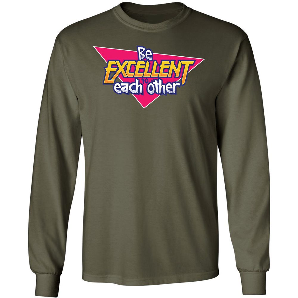Long Sleeve T-Shirt - DE4ALZ73 - Military Green - 16