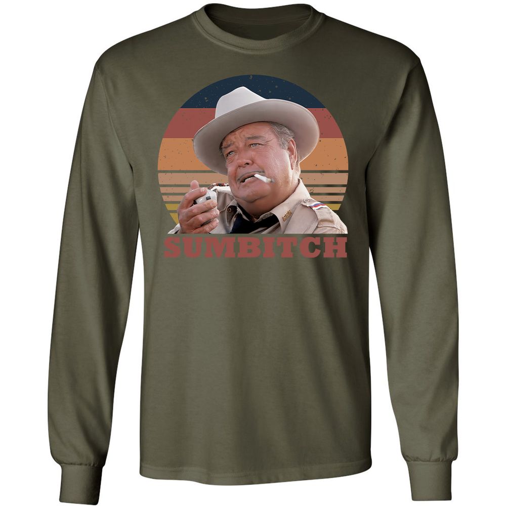 Long Sleeve T-Shirt - EBGUD7CL - Military Green - 16