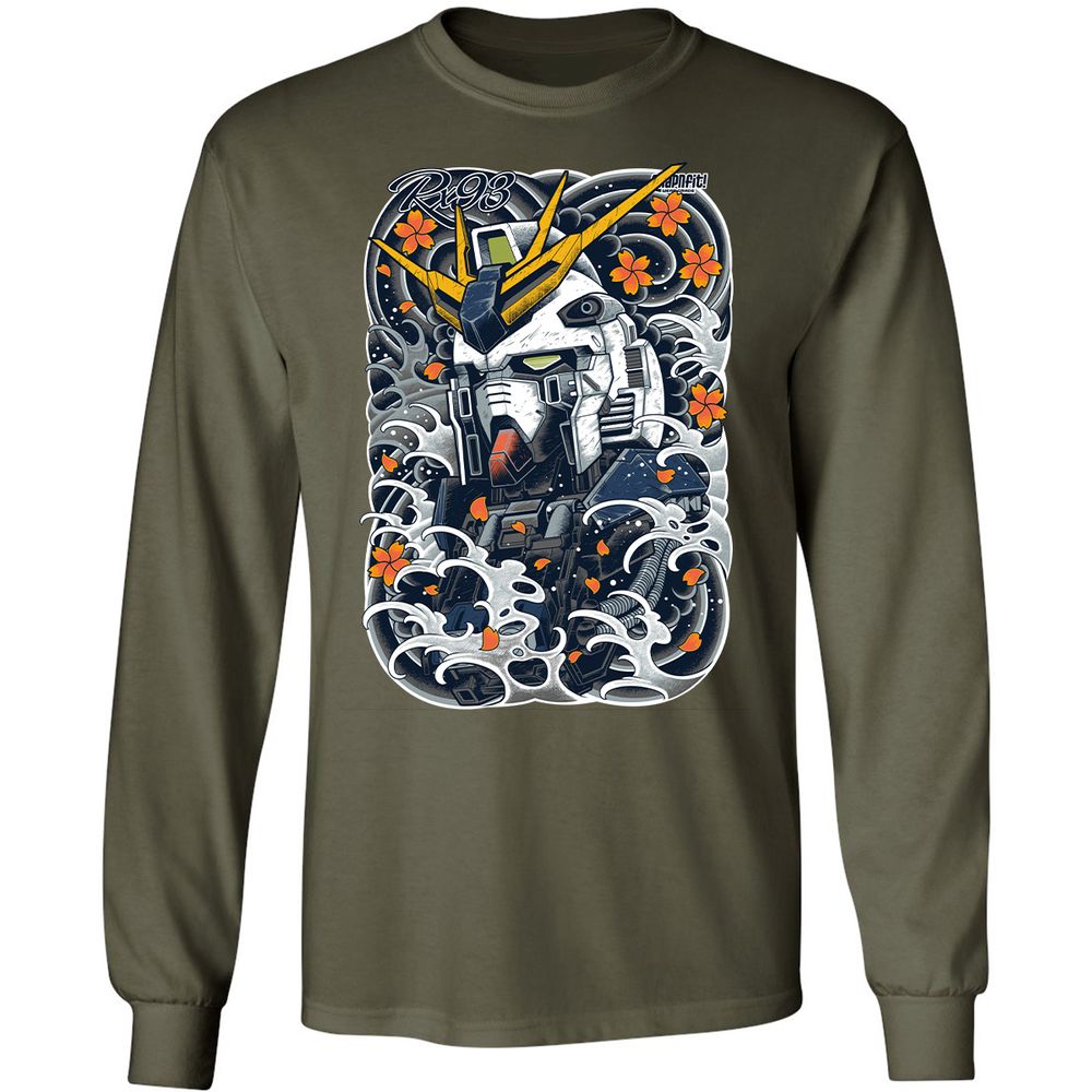 Long Sleeve T-Shirt - 8FKDFNBB - Military Green - 16