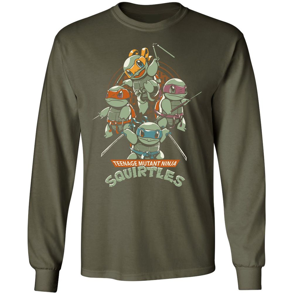 Long Sleeve T-Shirt - CTC92UPQ - Military Green - 16