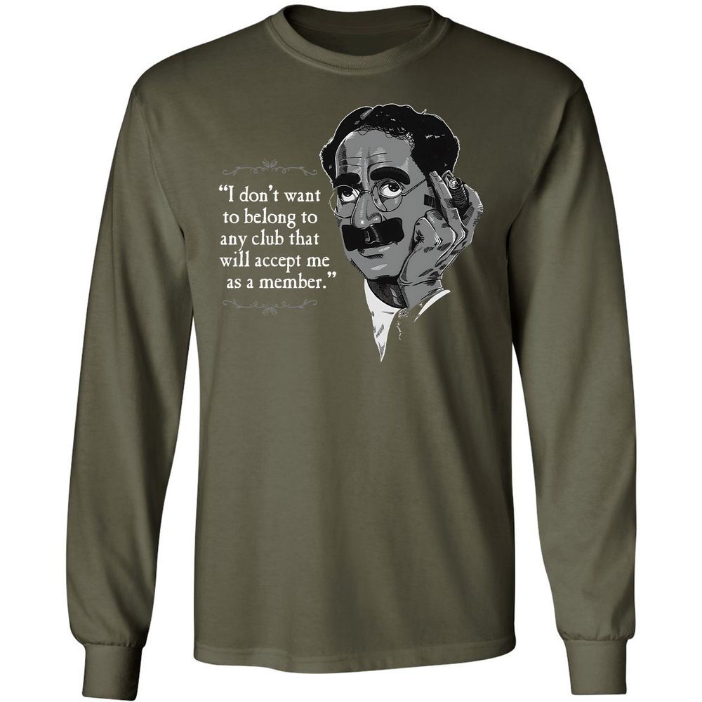 Long Sleeve T-Shirt - 4V7ZRPU1 - Military Green - 16