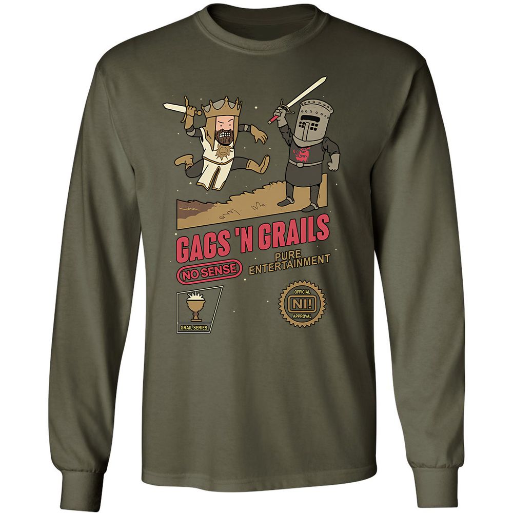 Long Sleeve T-Shirt - AYTP5CUJ - Military Green - 16