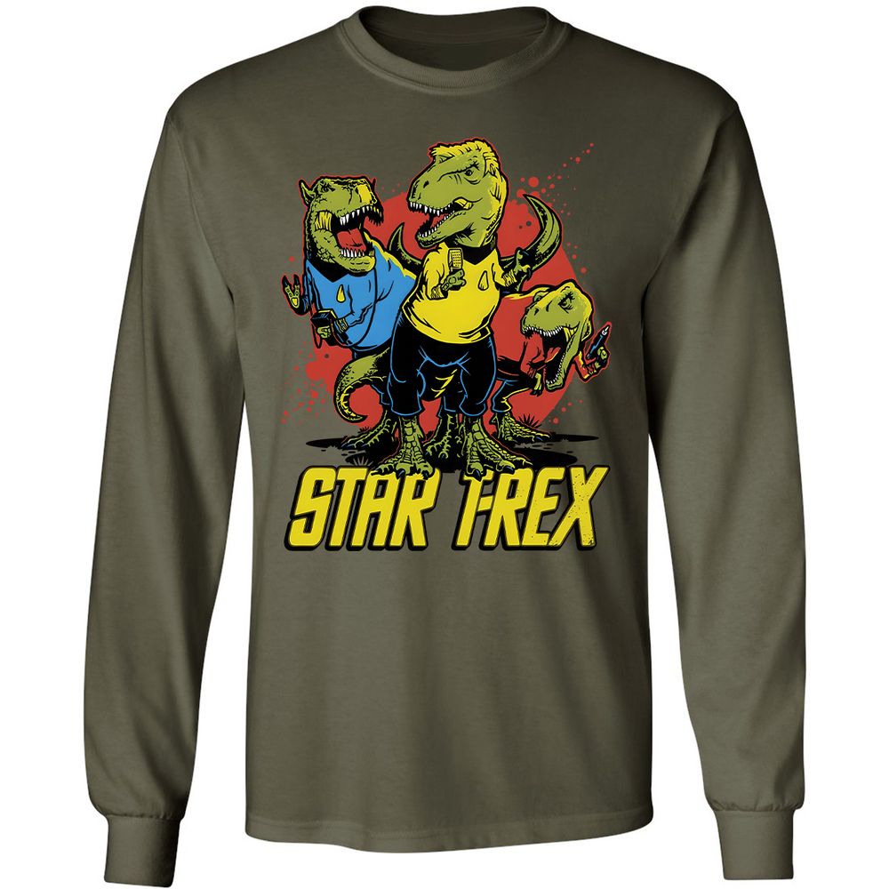 Long Sleeve T-Shirt - PQQ8WRUM - Military Green - 16