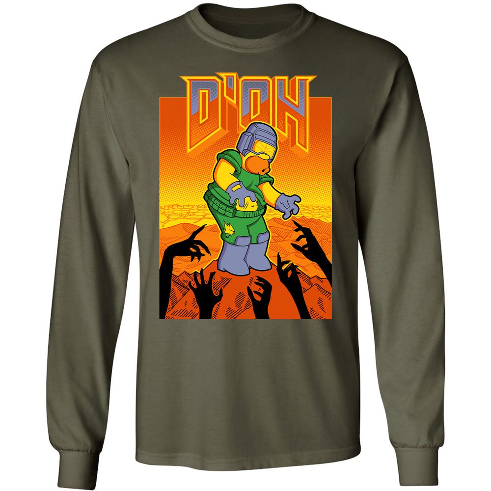 Long Sleeve T-Shirt - 73S42KVU - Military Green - 16