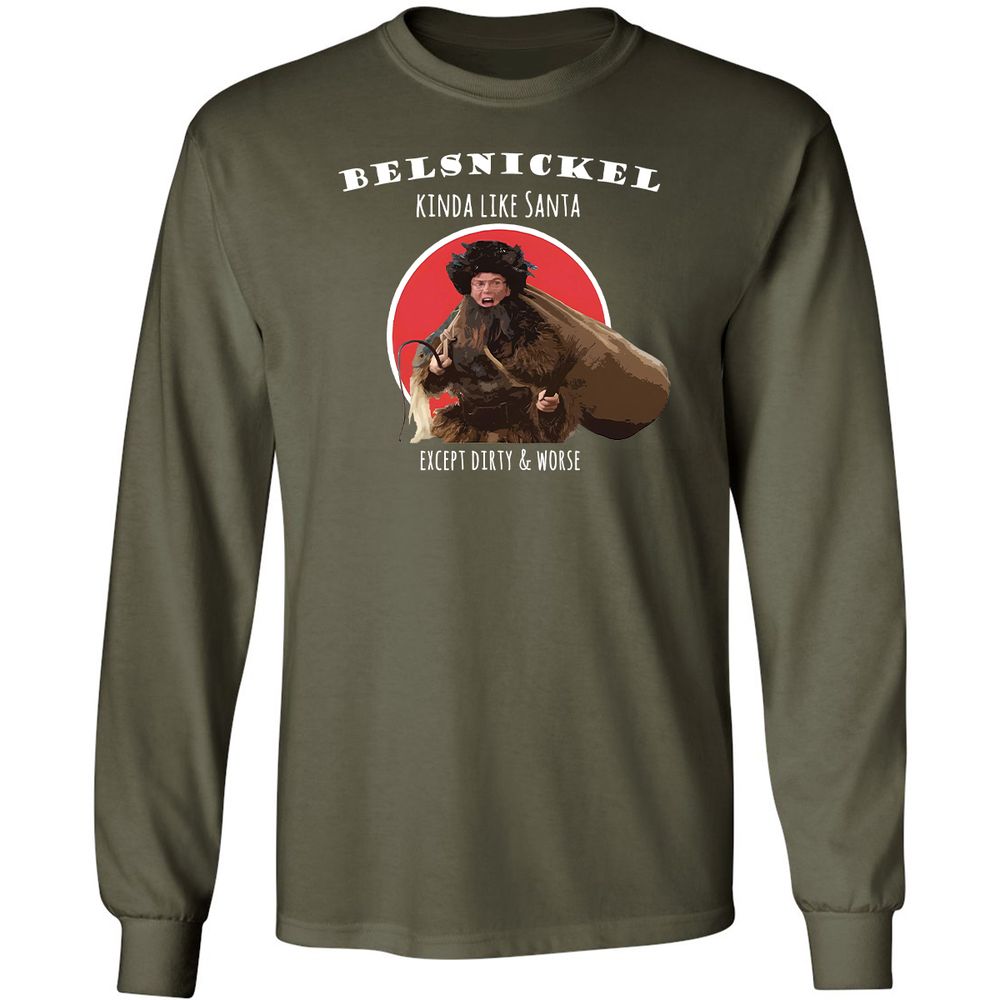 Long Sleeve T-Shirt - ZGZZLW8N - Military Green - 16
