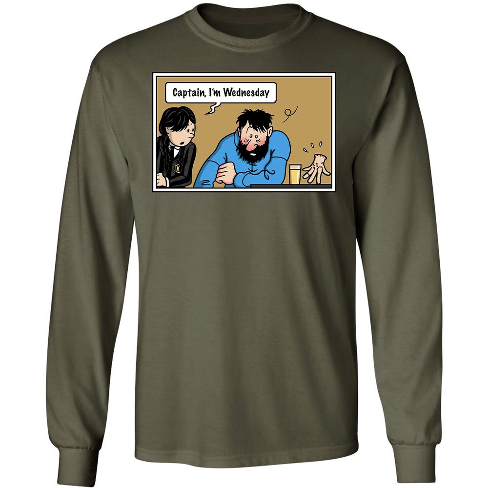 Long Sleeve T-Shirt - 5LSK1N4X - Military Green - 16